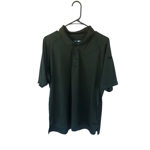 5.11 Tactical Polo Shirt Mens Green Large Performance 100% Polyester - Picture 1 of 6